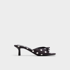 Aldo Belerose in Black White - Heeled mule, Stiletto heel Women