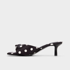 Aldo Belerose in Black White - Heeled mule, Stiletto heel Women