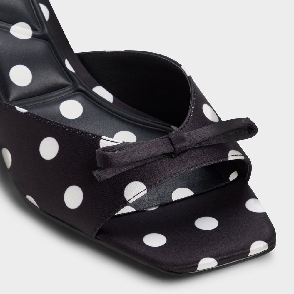 Aldo Belerose in Black White - Heeled mule, Stiletto heel Women