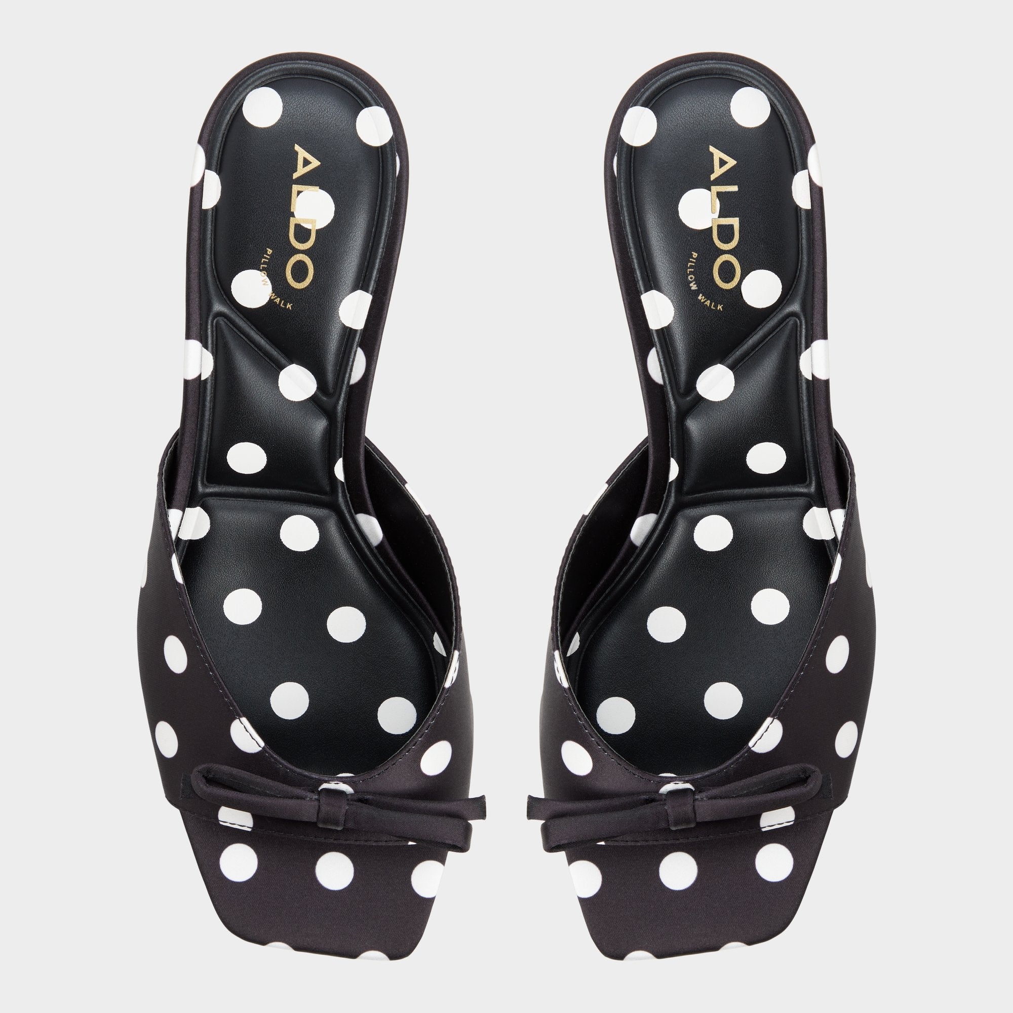 Aldo Belerose in Black White - Heeled mule, Stiletto heel Women