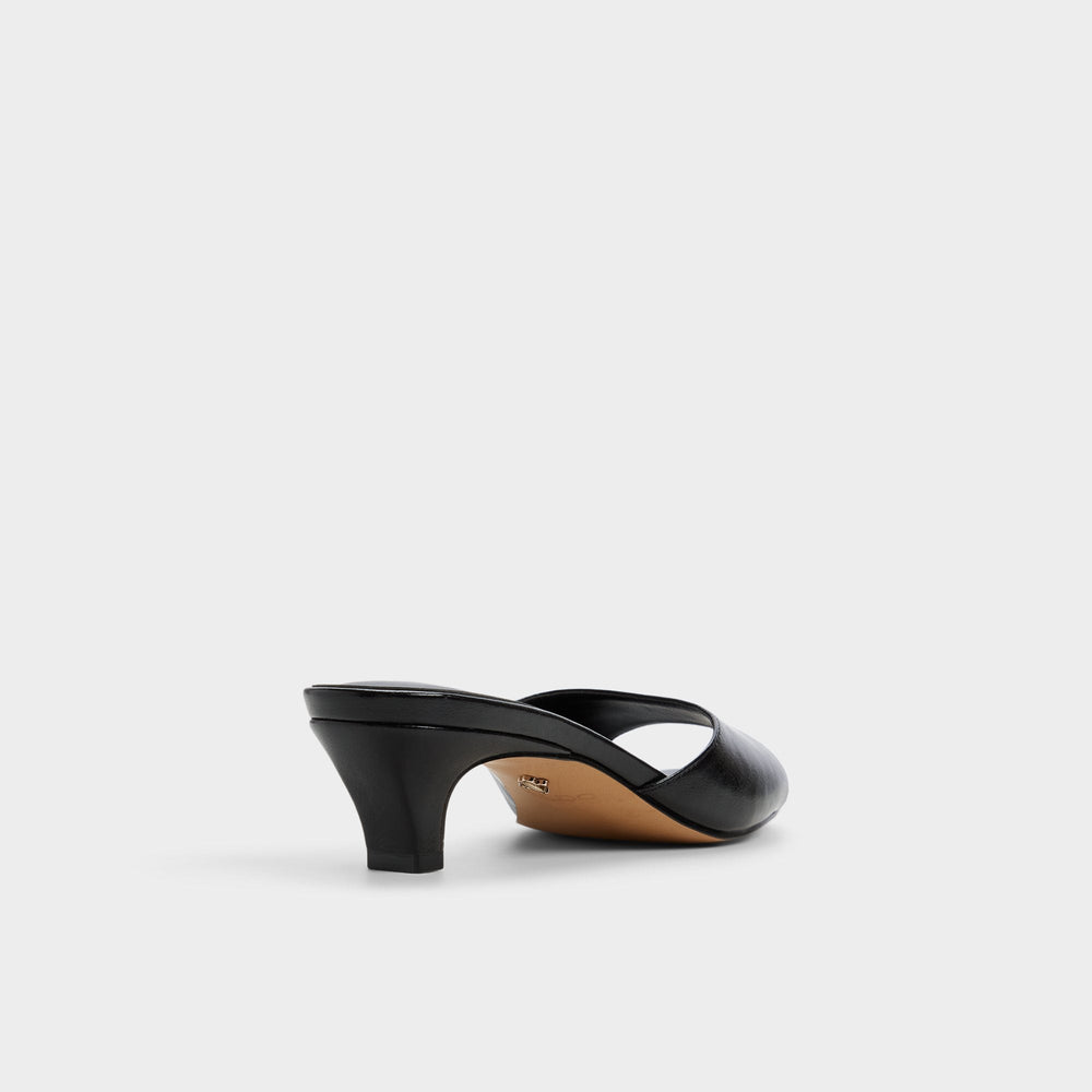 Aldo Haeden Black Women's Heeled mules - Heeled mule, Kitten heel Women