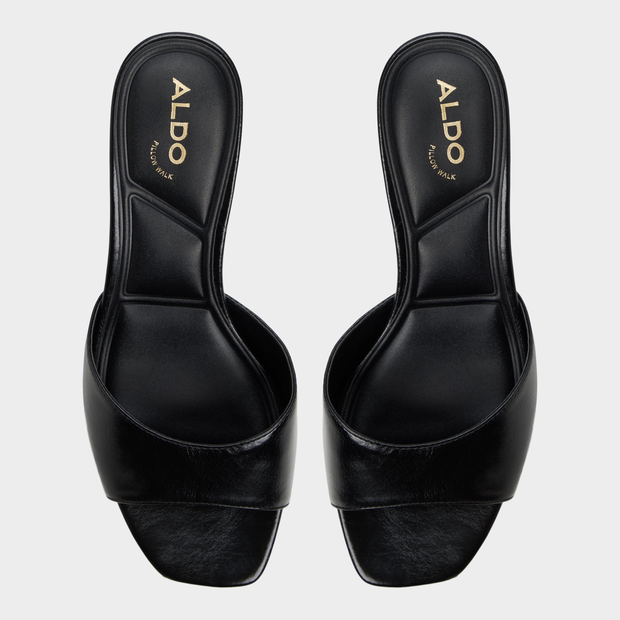 Aldo Haeden Black Women's Heeled mules - Heeled mule, Kitten heel Women