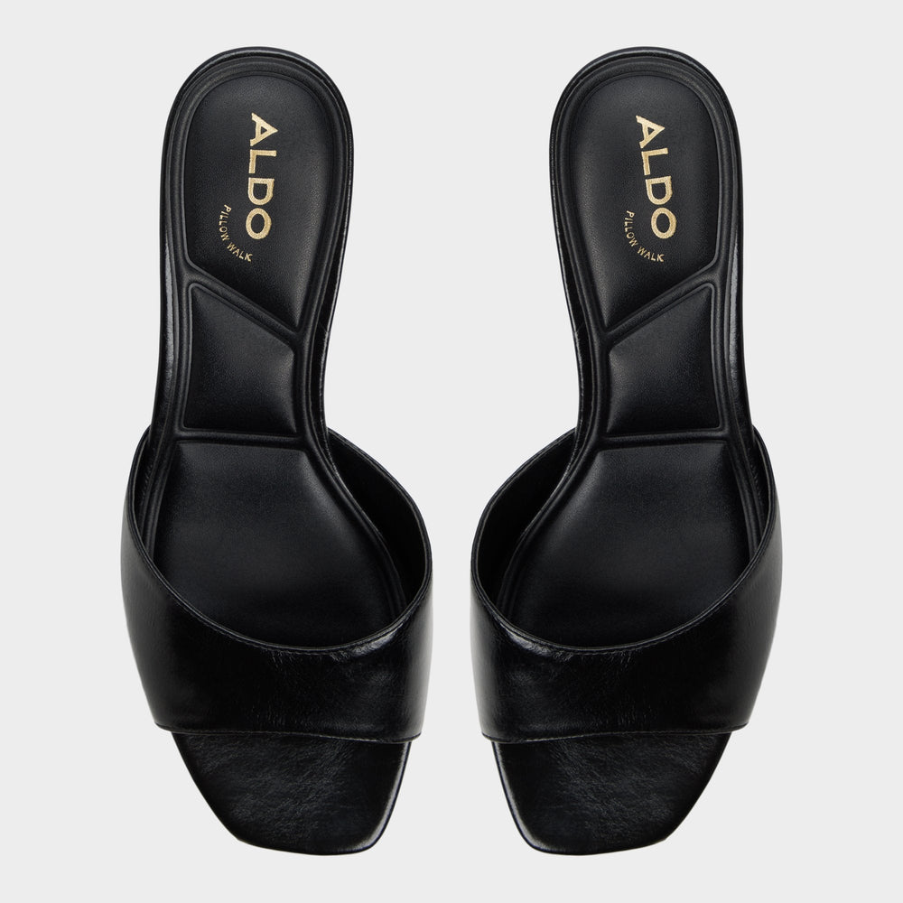 Aldo Haeden Black Women's Heeled mules - Heeled mule, Kitten heel Women