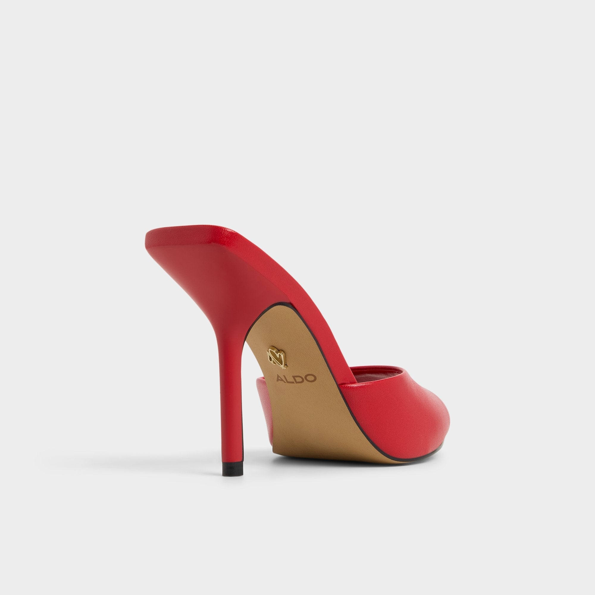 Aldo Madelan in Bright Red - Heeled mule, Stiletto heel Women