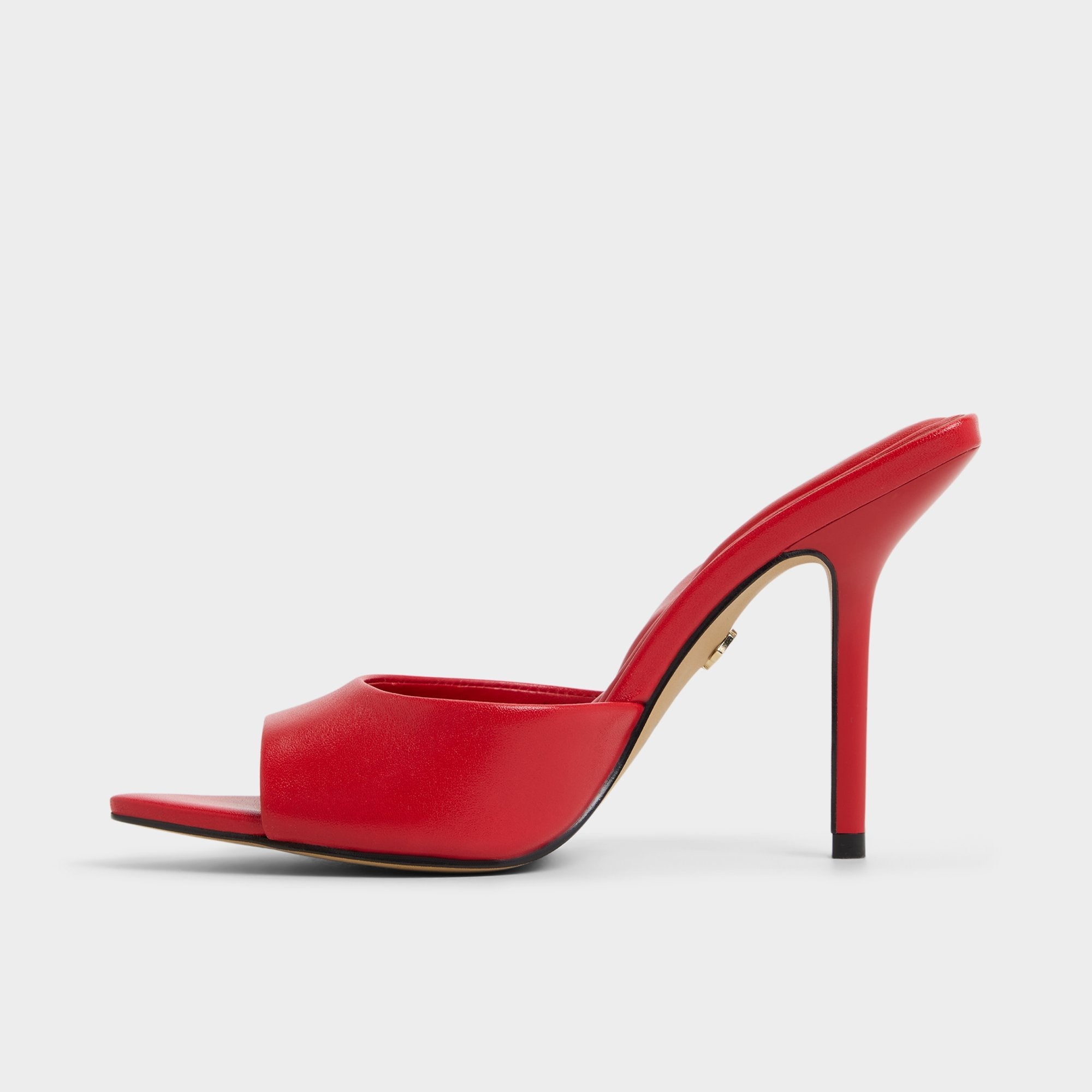 Aldo Madelan in Bright Red - Heeled mule, Stiletto heel Women