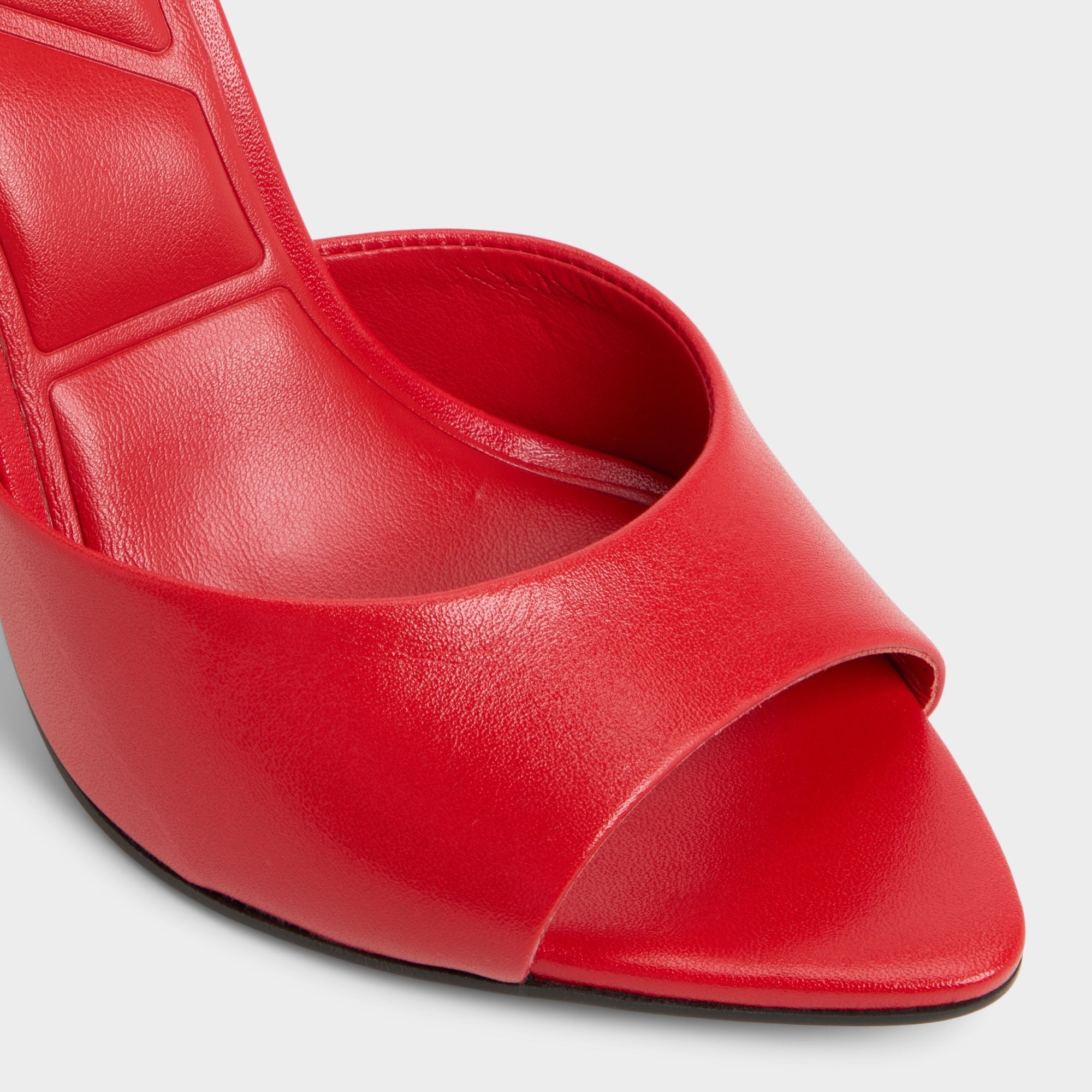 Aldo Madelan in Bright Red - Heeled mule, Stiletto heel Women