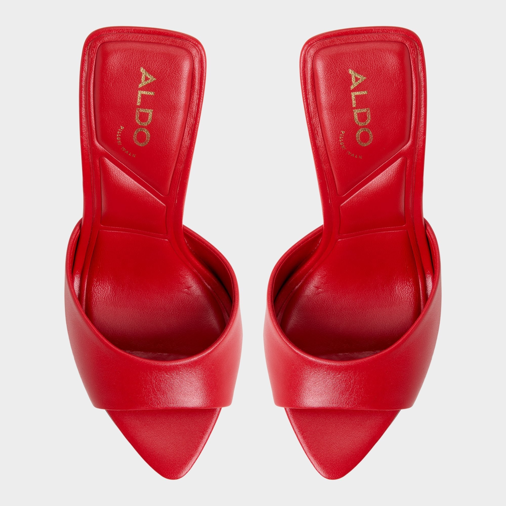 Aldo Madelan in Bright Red - Heeled mule, Stiletto heel Women