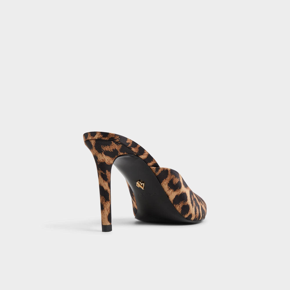 Aldo Elenara Brown Multi Women's Heeled mules - Heeled mule, Stiletto heel Women