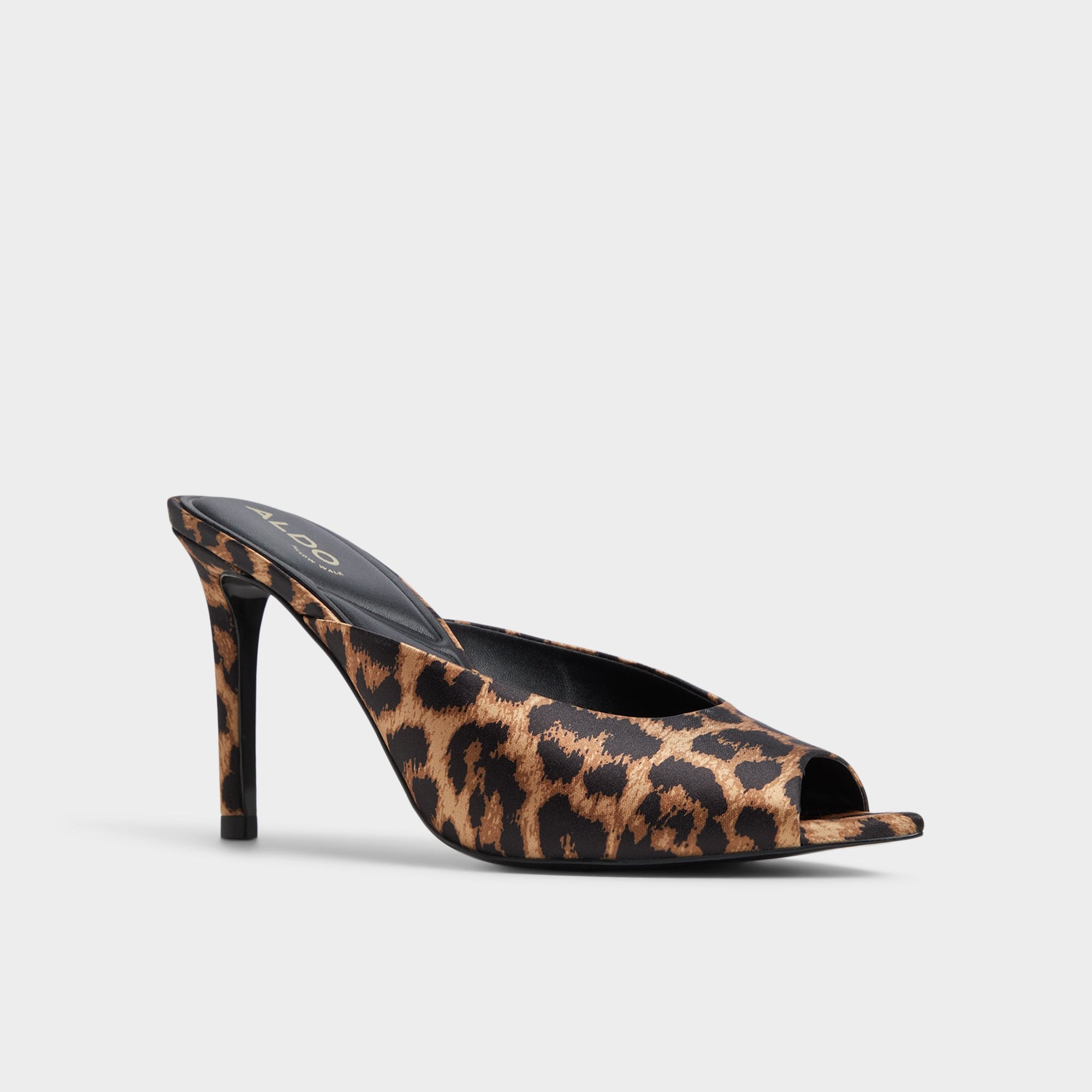 Aldo Elenara Brown Multi Women's Heeled mules - Heeled mule, Stiletto heel Women