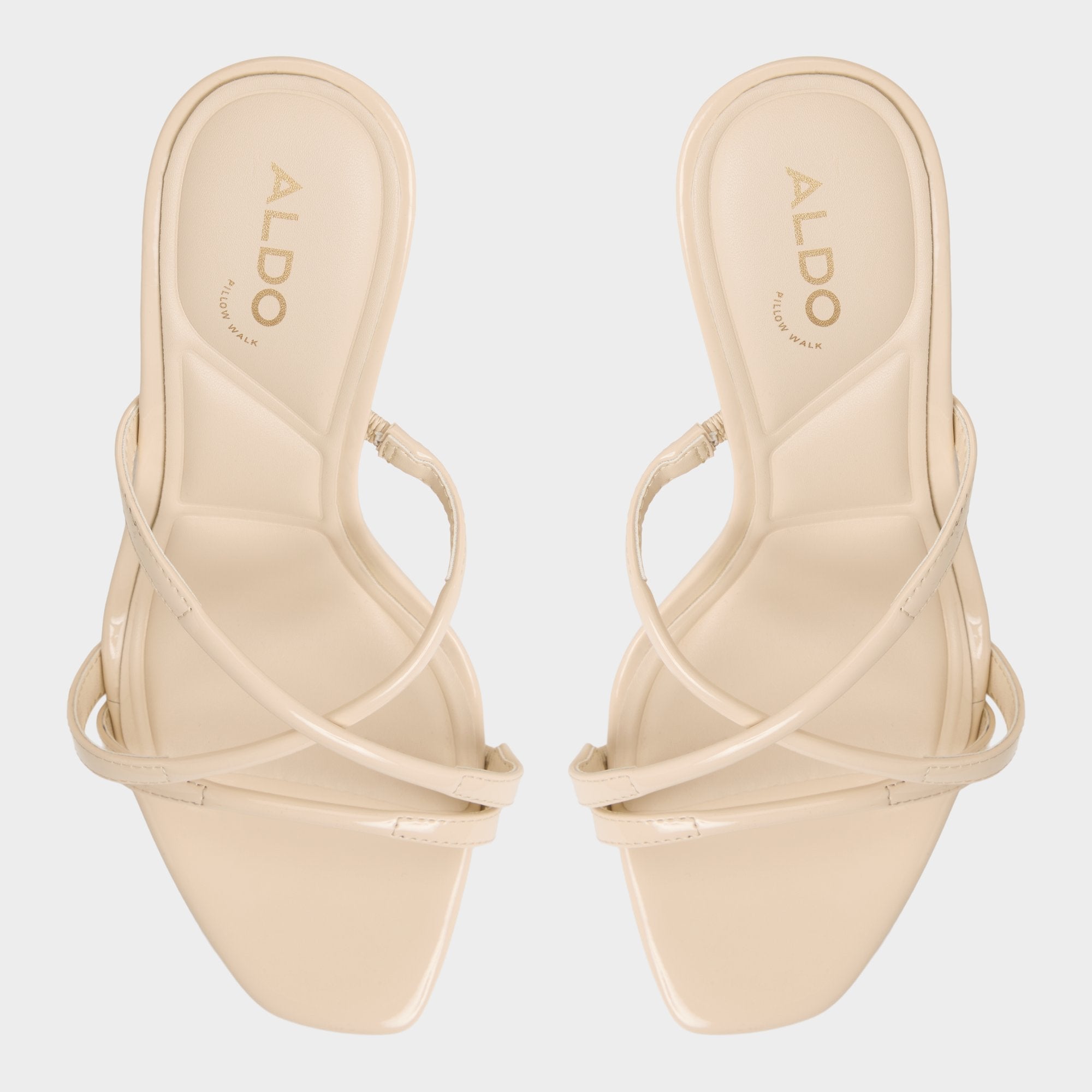 Aldo Velaia Light Beige Women's Heeled mules - Heeled mule, Stiletto heel Women