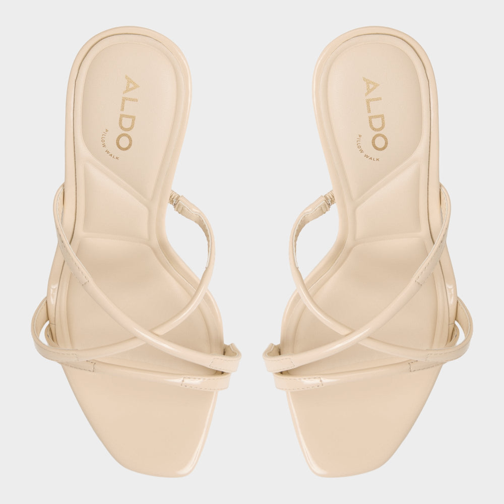 Aldo Velaia Light Beige Women's Heeled mules - Heeled mule, Stiletto heel Women