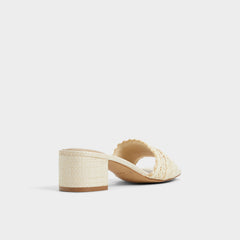 Aldo Claudina Natural Women's Block heels - Heeled mule, Block heel Women