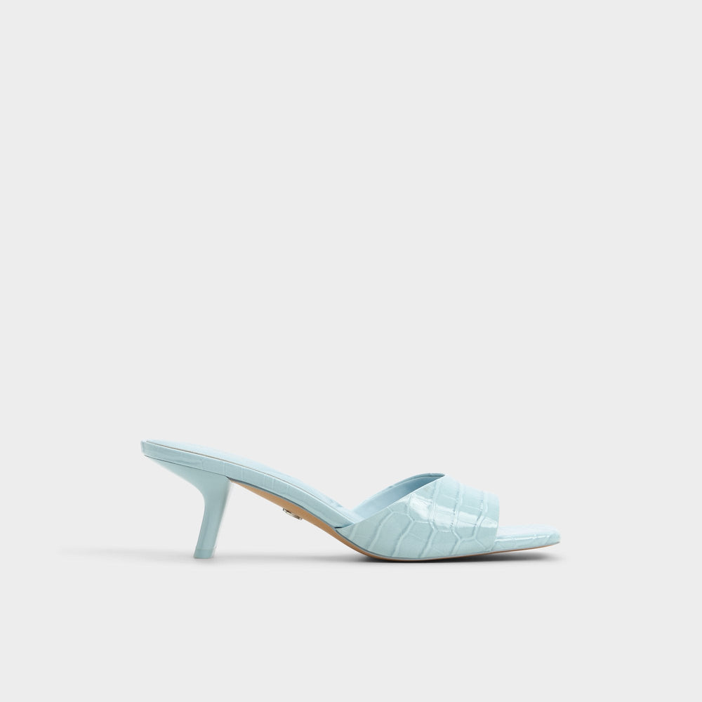 Aldo Enchanting Pastel Blue Women's Heeled mules - Heeled mule, Kitten heel Women
