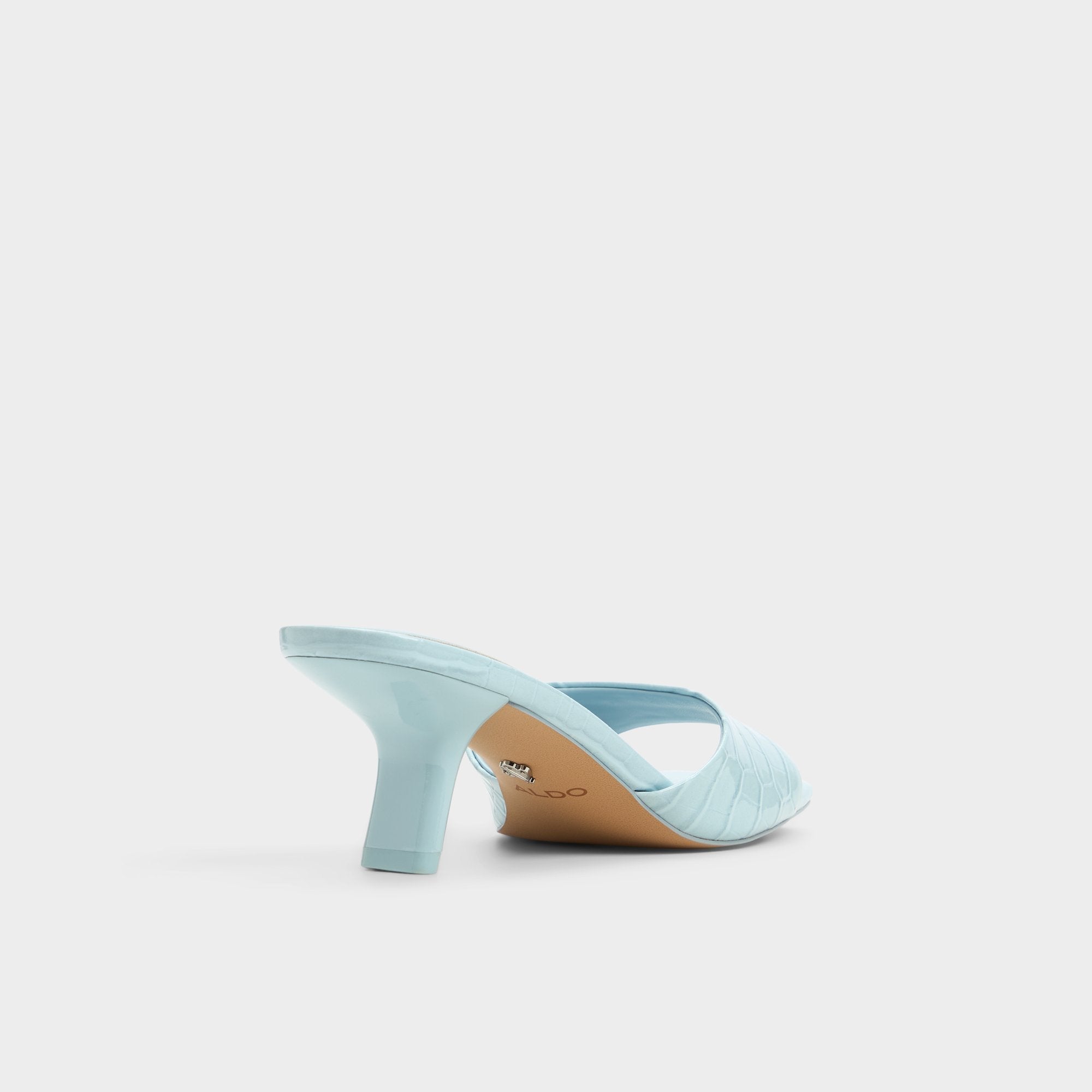 Aldo Enchanting Pastel Blue Women's Heeled mules - Heeled mule, Kitten heel Women