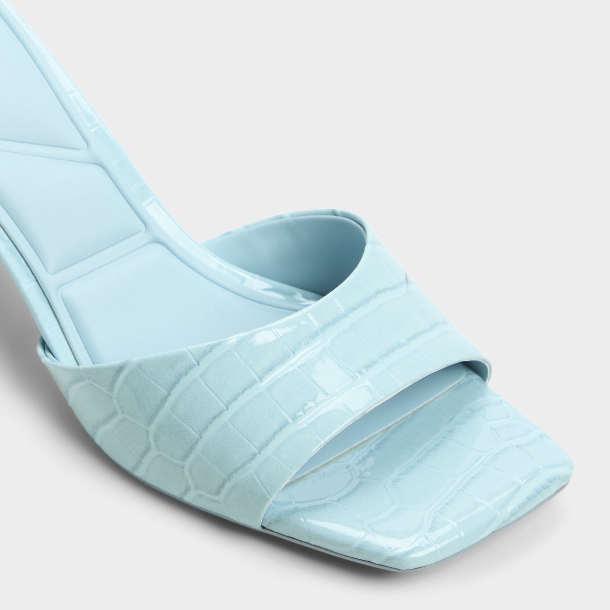 Aldo Enchanting Pastel Blue Women's Heeled mules - Heeled mule, Kitten heel Women