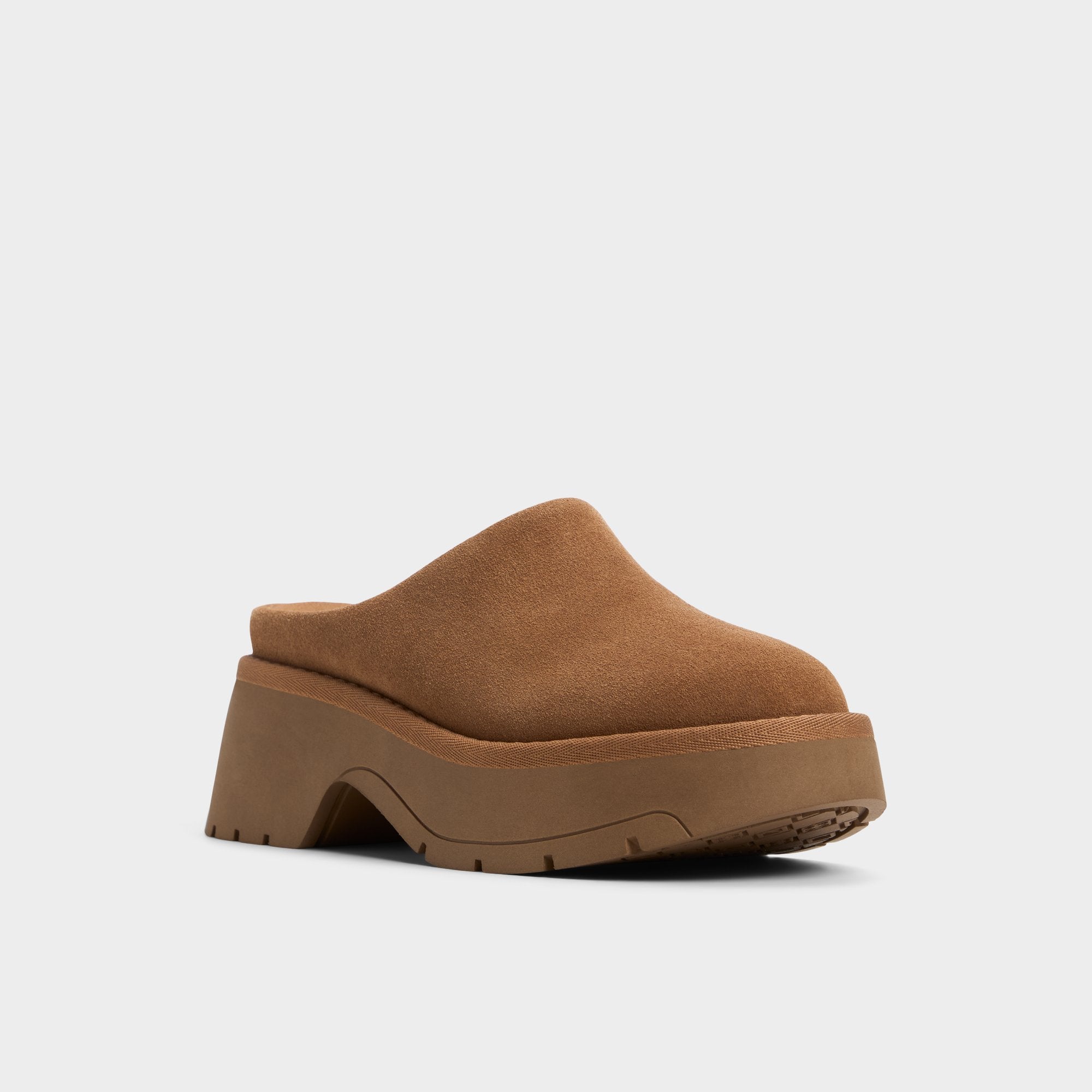 Aldo Academia Camel Women's Cold Weather Shoes - Heeled mule, Lug sole Women
