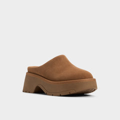 Aldo Academia Camel Women's Cold Weather Shoes - Heeled mule, Lug sole Women