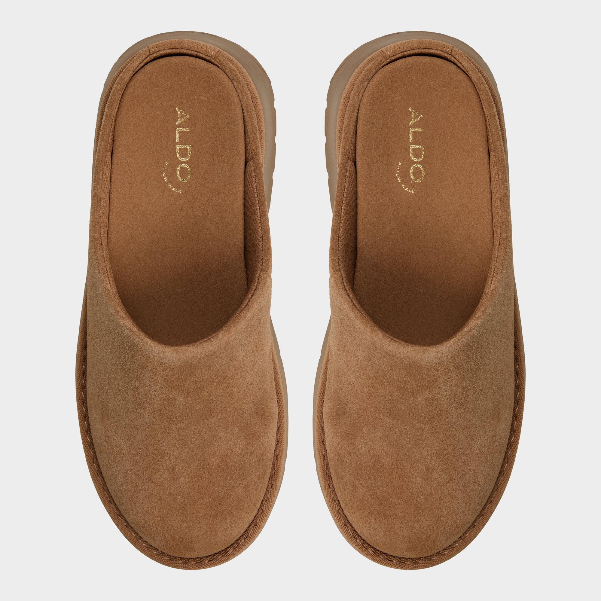 Aldo Academia Camel Women's Cold Weather Shoes - Heeled mule, Lug sole Women