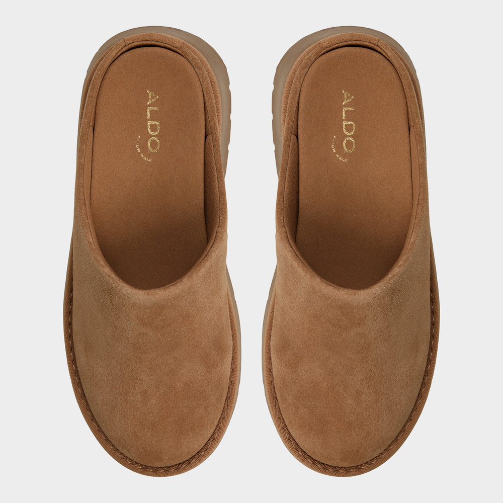 Aldo Academia Camel Women's Cold Weather Shoes - Heeled mule, Lug sole Women