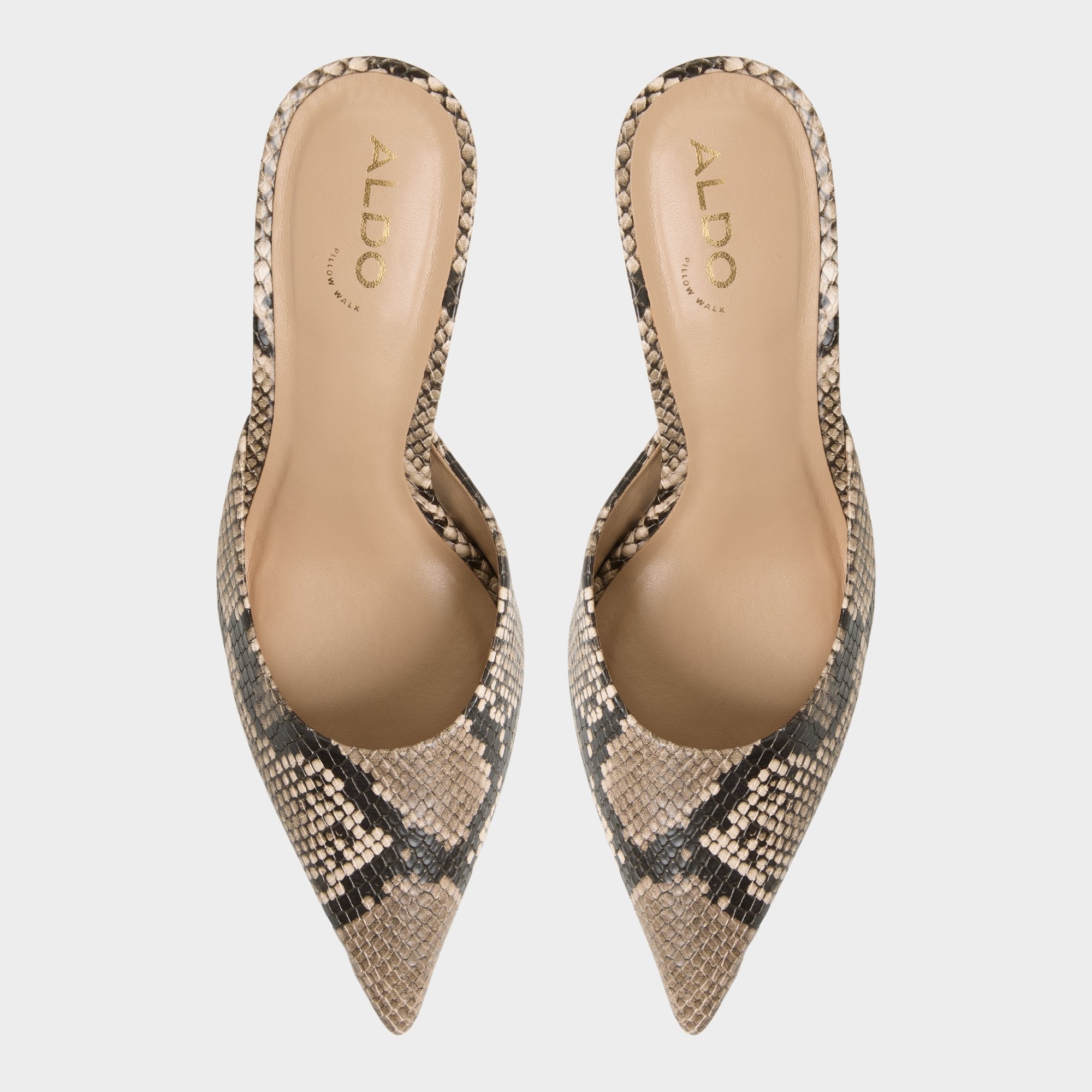 Aldo Beatrixy Python Women's Heeled mules - Heeled mule, Stiletto heel Women