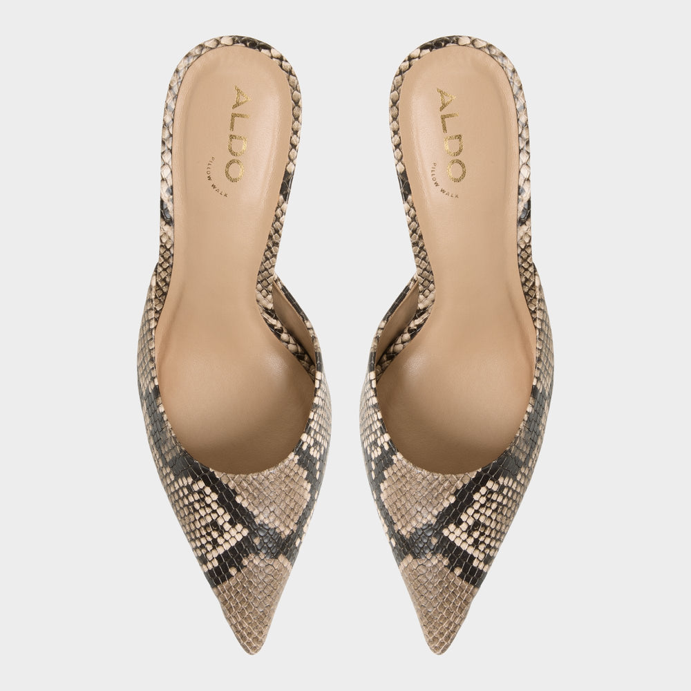 Aldo Beatrixy Python Women's Heeled mules - Heeled mule, Stiletto heel Women