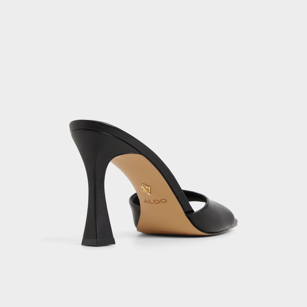 Aldo Jennifer in Black - Heeled mule, Stiletto heel Women