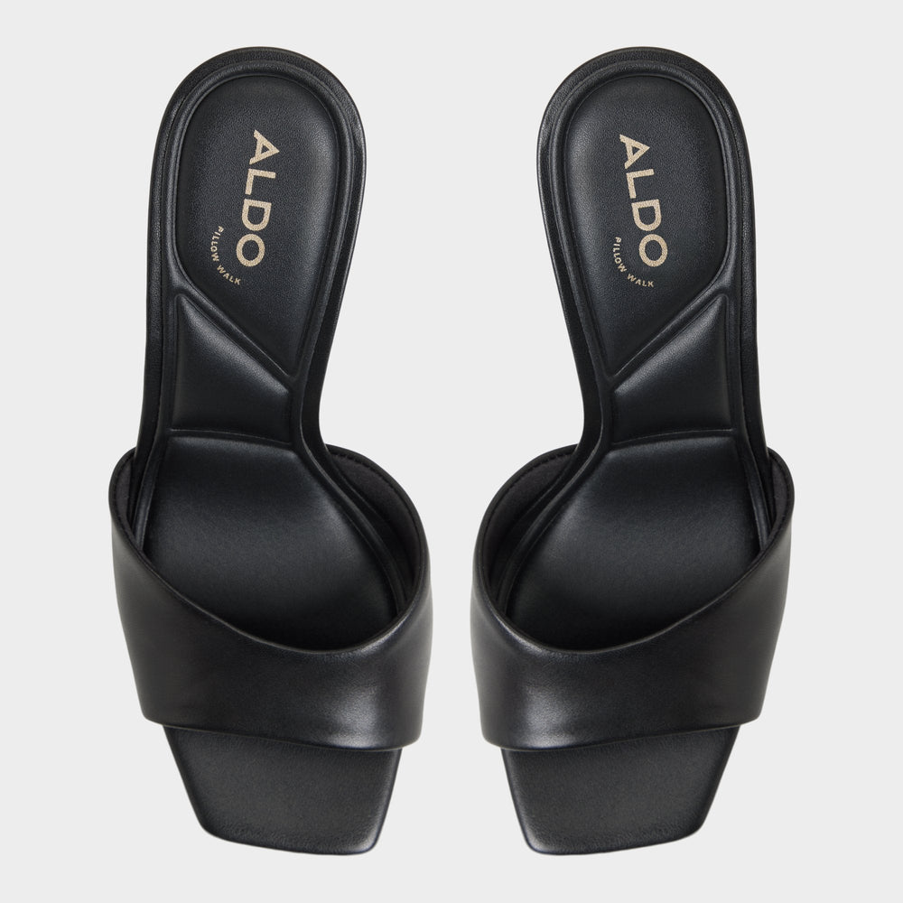 Aldo Jennifer in Black - Heeled mule, Stiletto heel Women