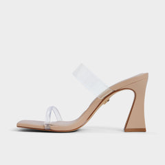 Aldo Calley Tan Women's Heeled mules - Heeled mule, Block heel Women