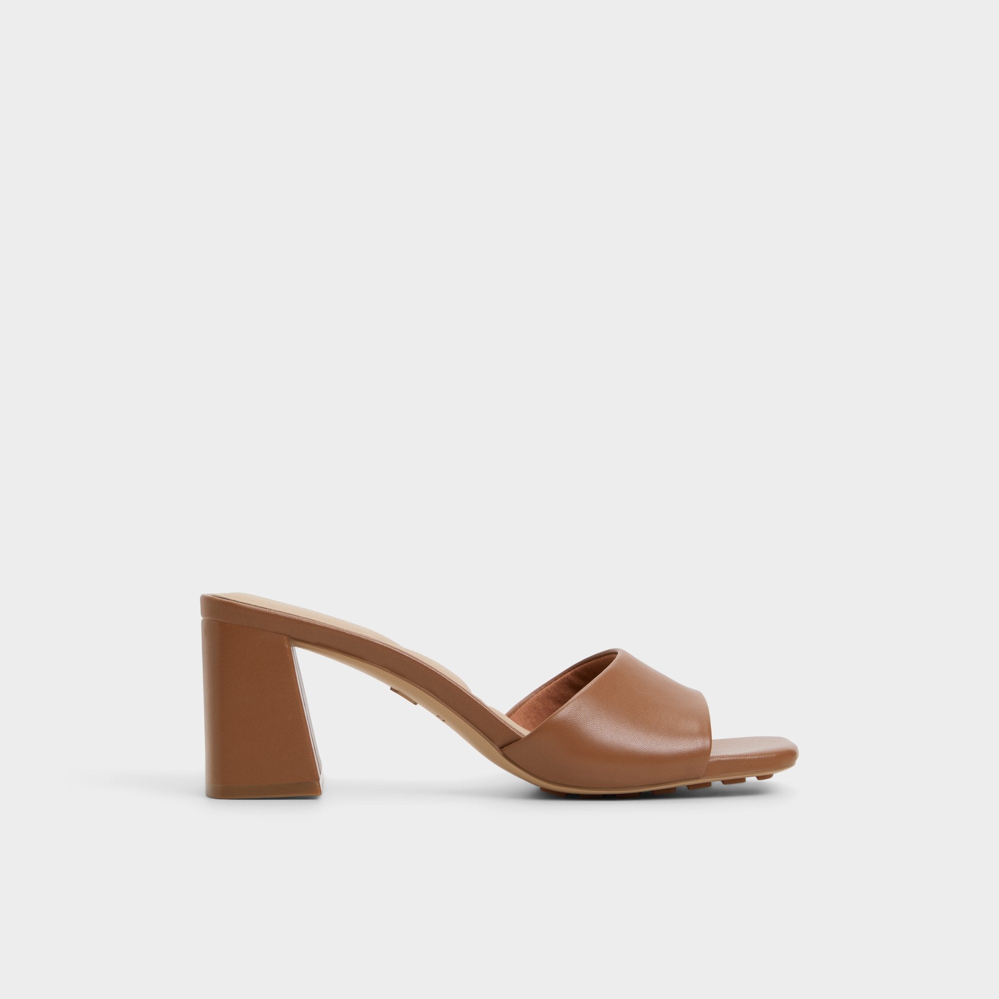 Aldo Tisha Tan Women's Heeled mules - Heeled mule, Block heel Women