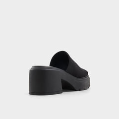 Aldo Harrietta Black Women's Wedges - Heeled mule, Block heel Women