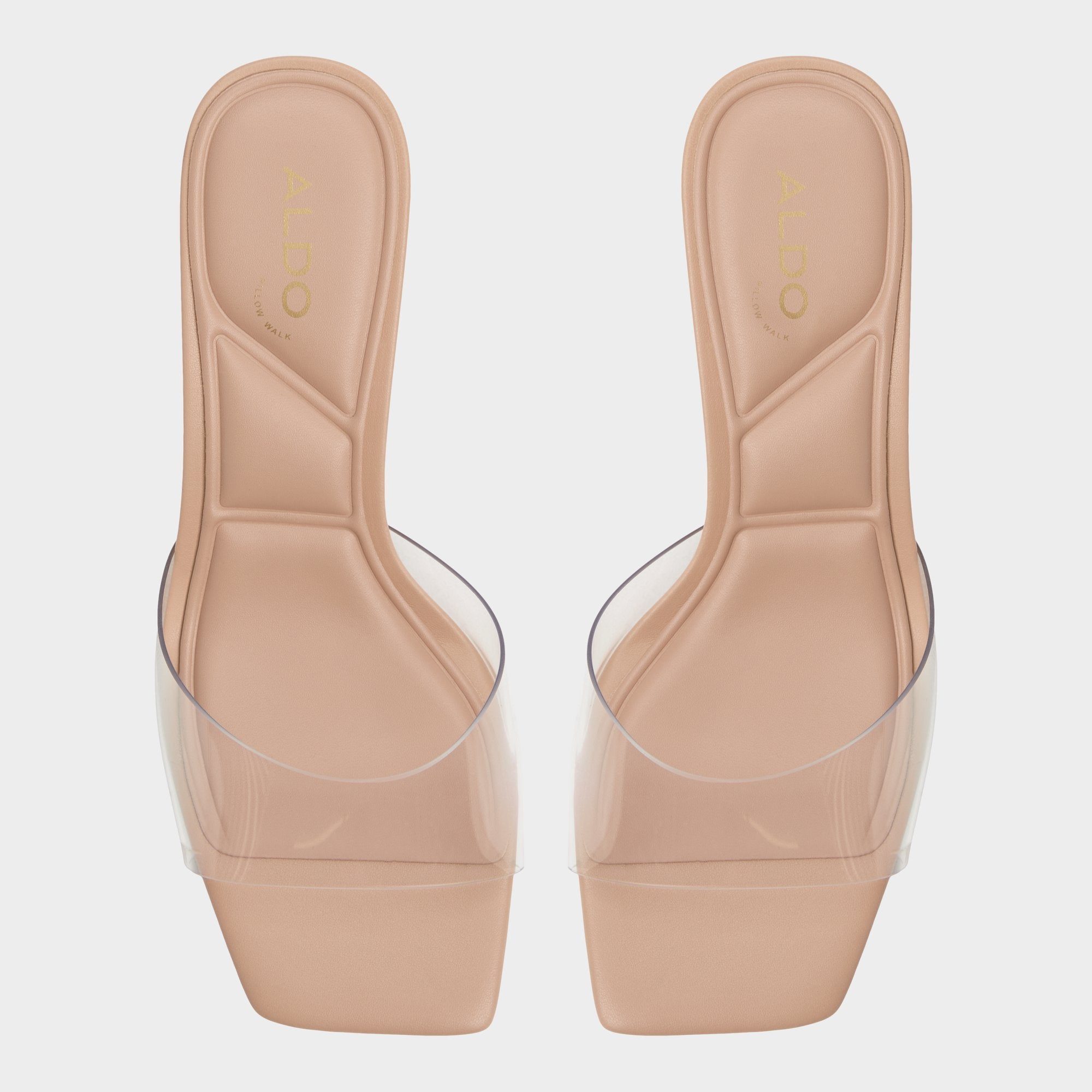 Aldo Enchanting Tan Women's Heeled mules - Heeled mule, Kitten heel Women