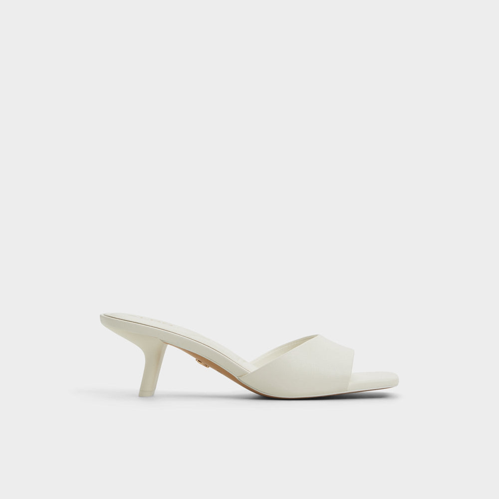 Aldo Enchanting White Women's Heeled mules - Heeled mule, Kitten heel Women