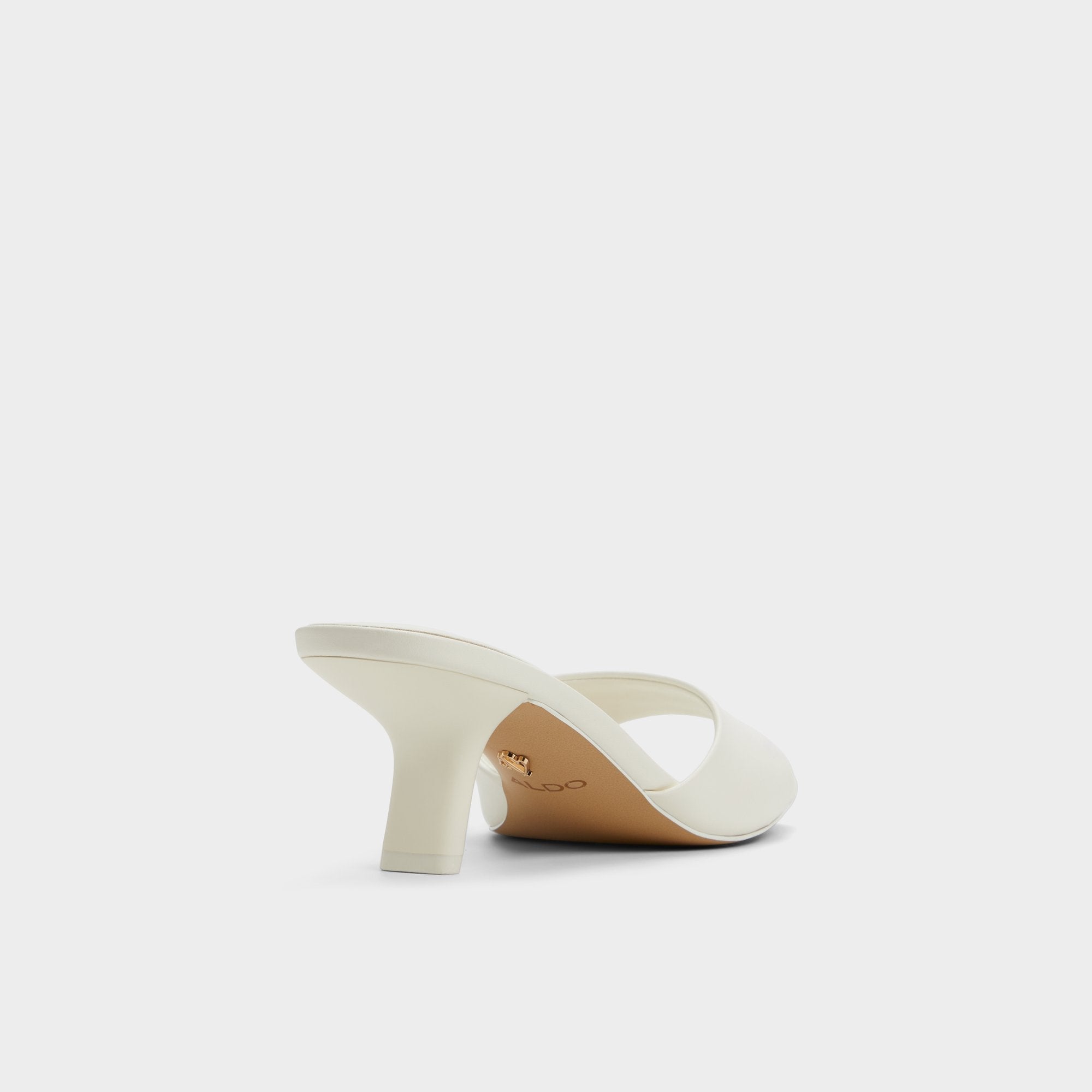 Aldo Enchanting White Women's Heeled mules - Heeled mule, Kitten heel Women