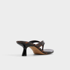 Aldo Jump in Open Brown - Heeled flip flop, Kitten heel Women