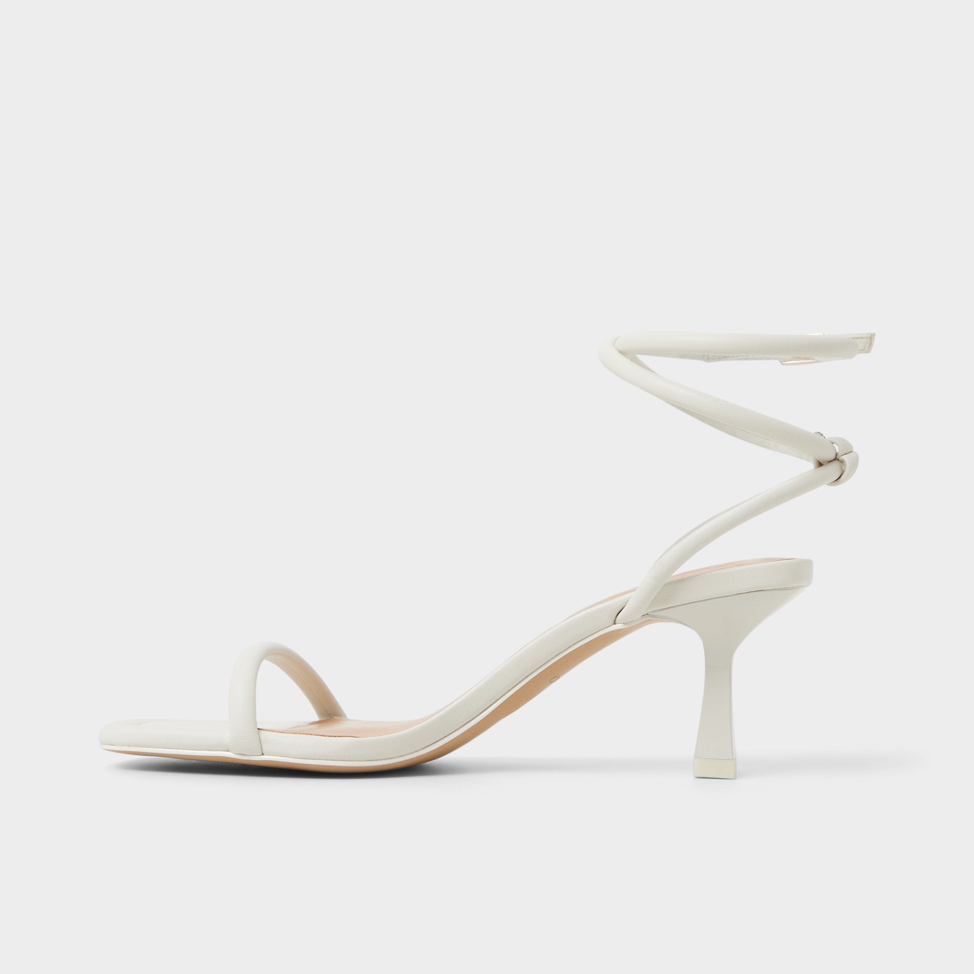 Aldo Demmi White Women's Strappy sandals - , Kitten heel Women