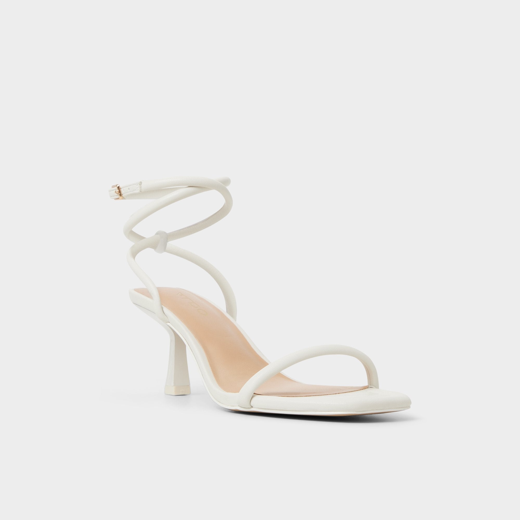 Aldo Demmi White Women's Strappy sandals - , Kitten heel Women