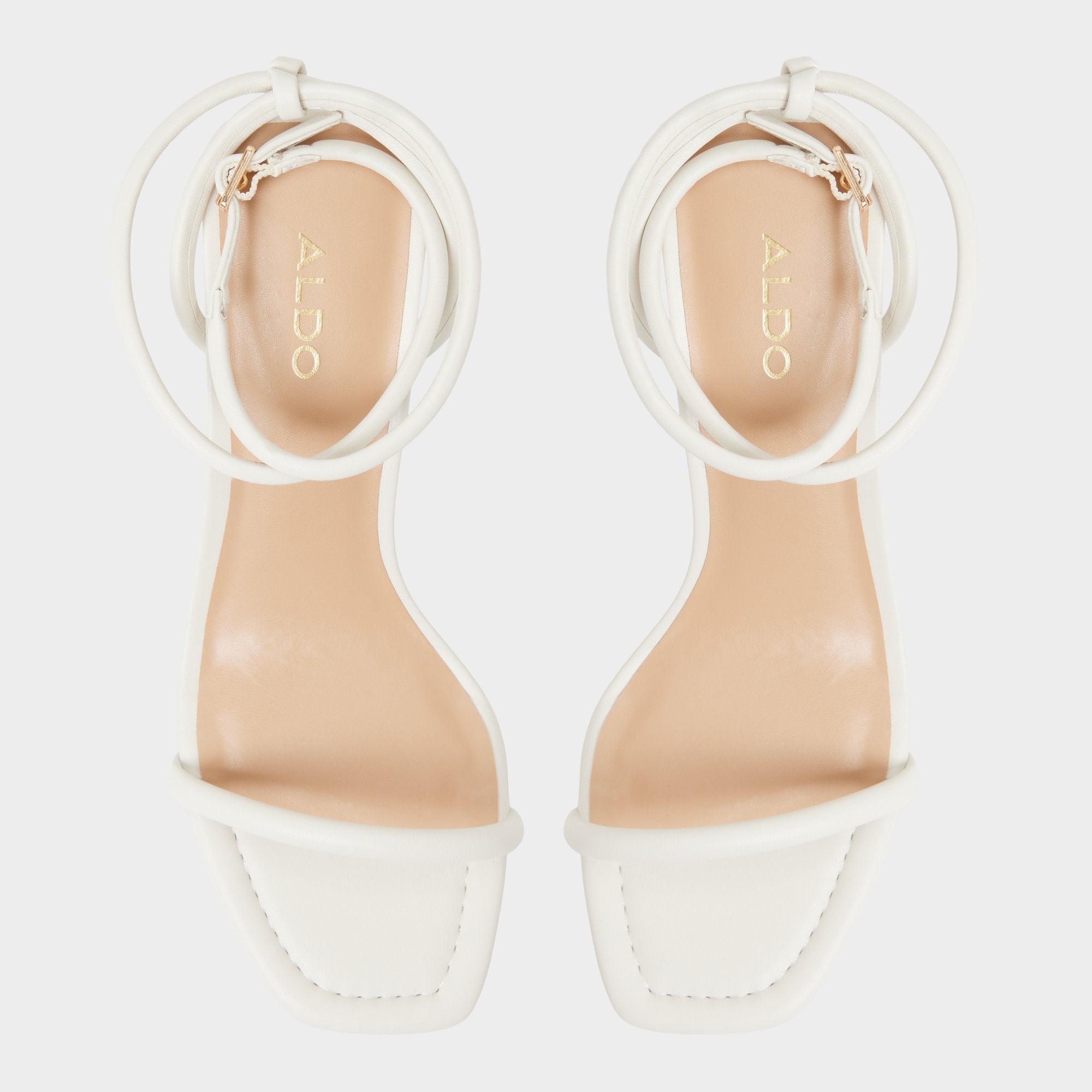 Aldo Demmi White Women's Strappy sandals - , Kitten heel Women