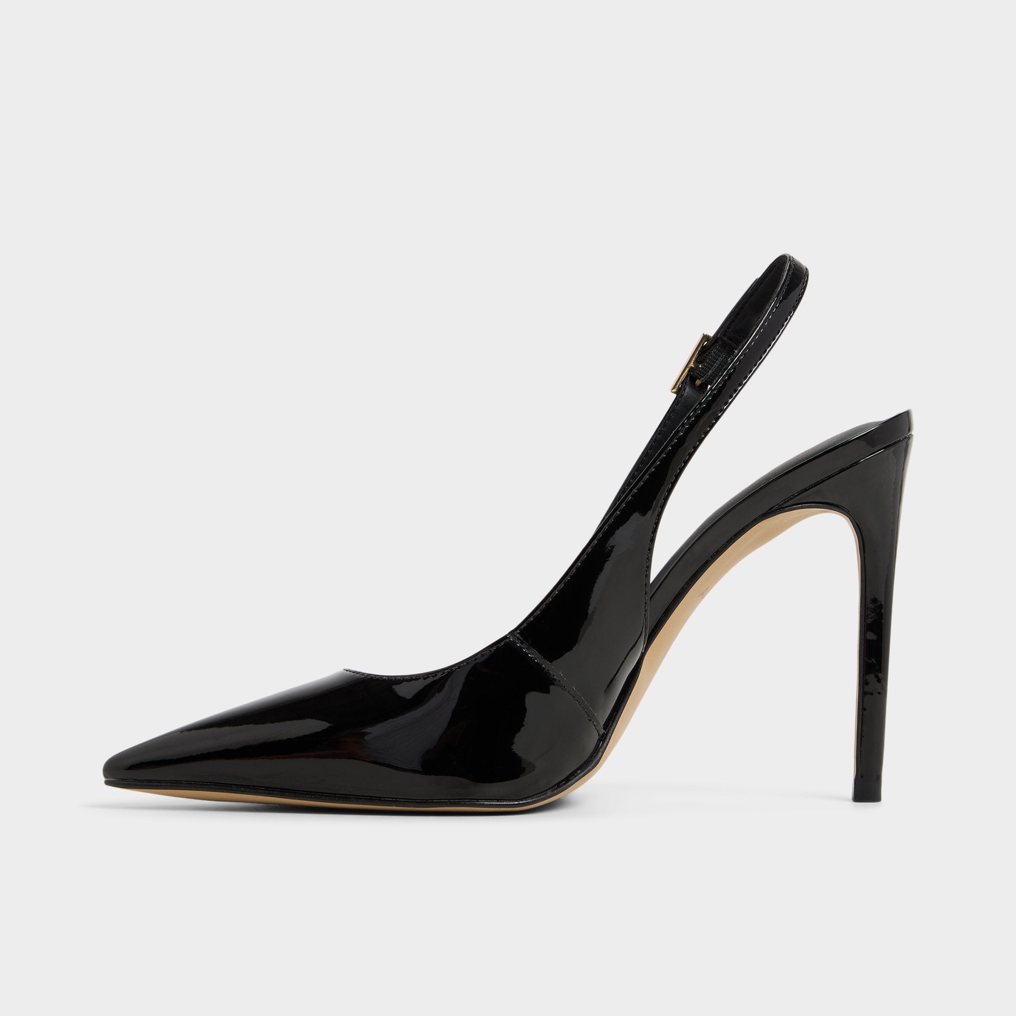 Aldo Stessysling Black Women's Pumps - Sling back high heel, Stiletto heel Women