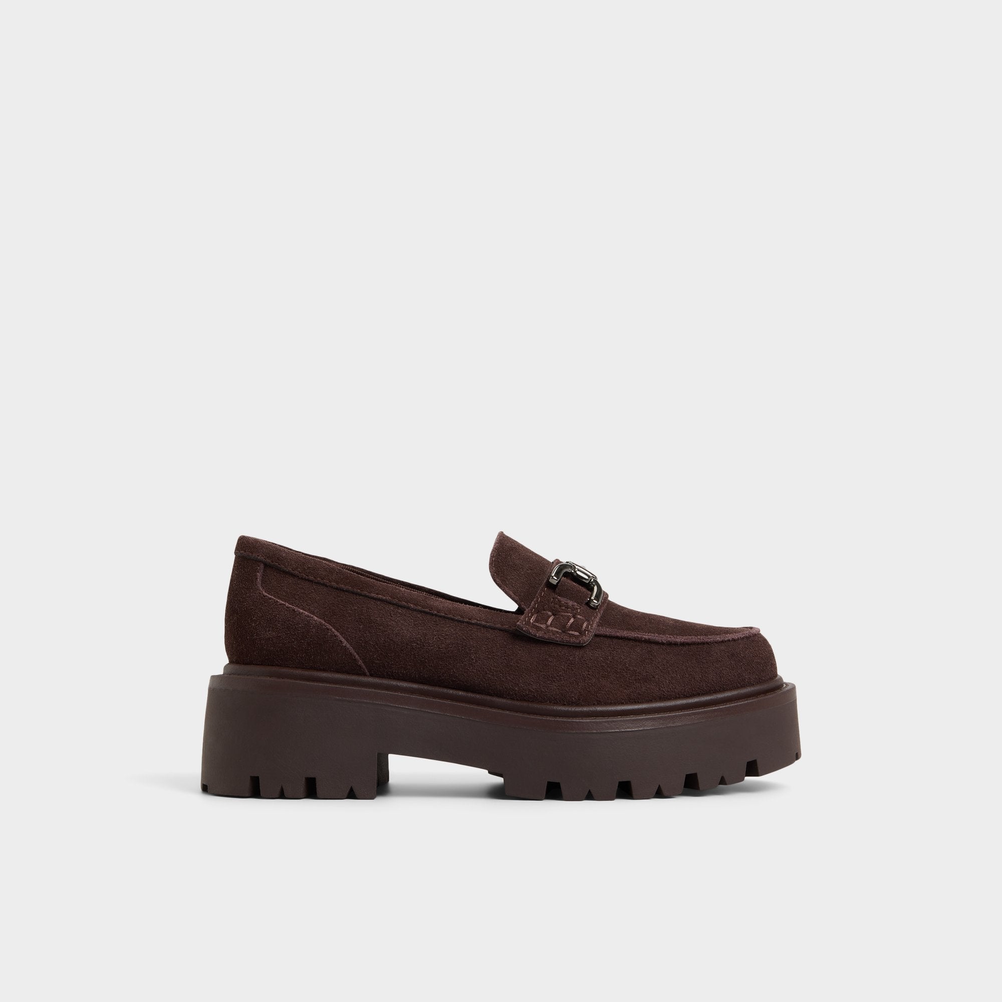 Aldo Oneameth in Dark Brown - Loafer, Lug sole Women