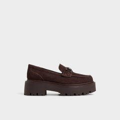 Aldo Oneameth in Dark Brown - Loafer, Lug sole Women