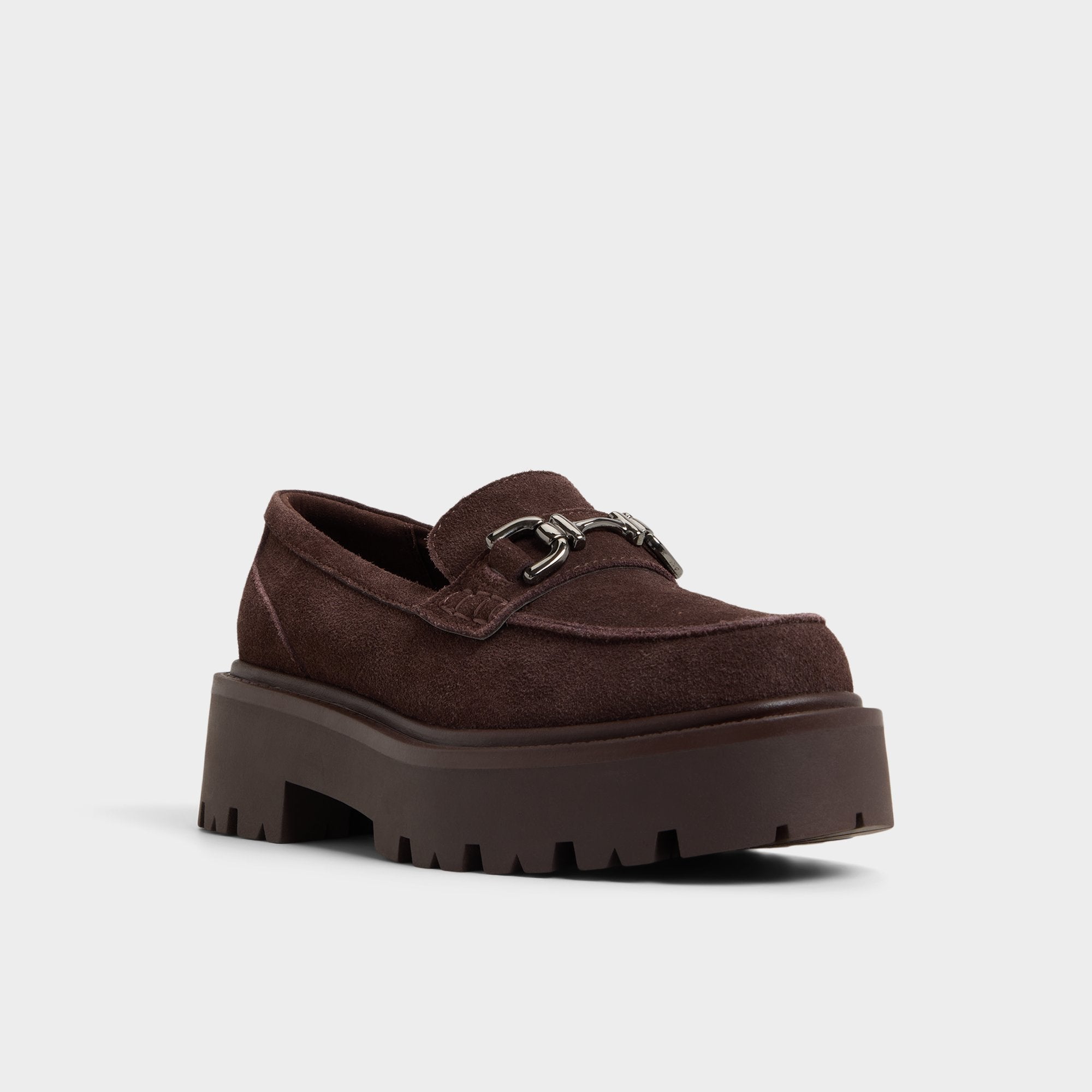 Aldo Oneameth in Dark Brown - Loafer, Lug sole Women