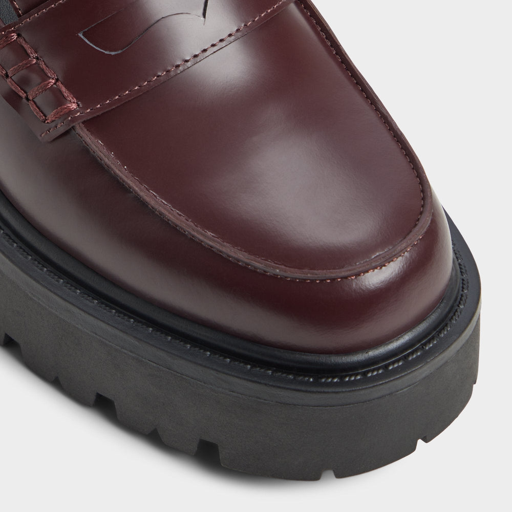 Aldo Cadaycia in Bordo - Loafer, Lug sole Women