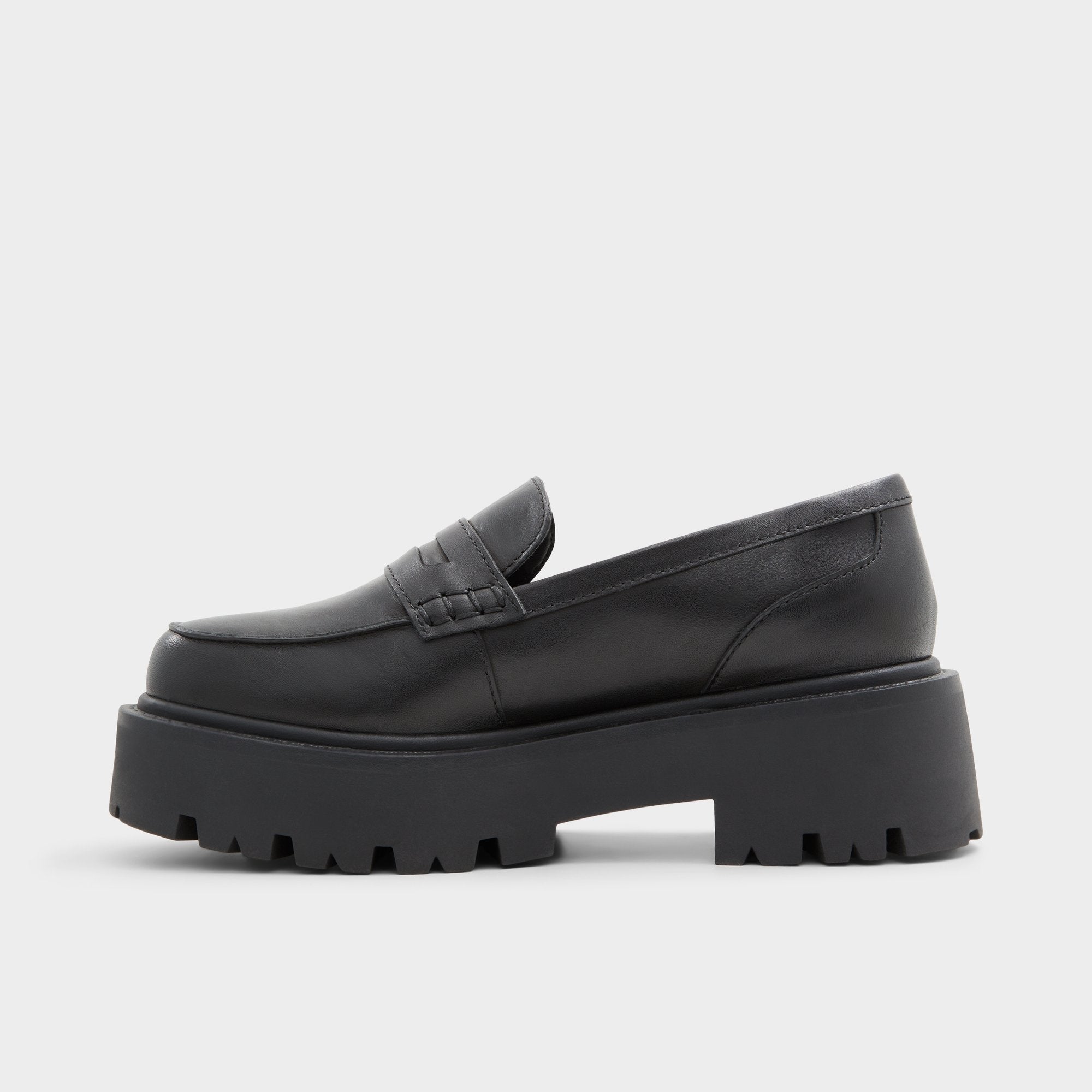 Aldo Cadaycia Black Women's Loafers & Oxfords - Loafer, Lug sole Women