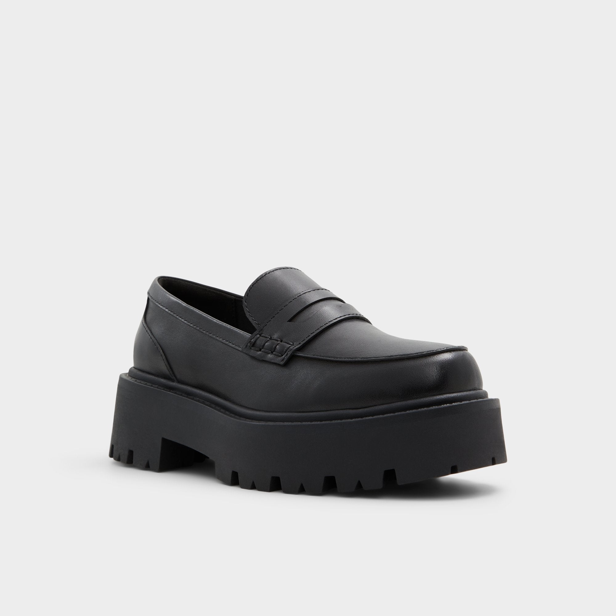 Aldo Cadaycia Black Women's Loafers & Oxfords - Loafer, Lug sole Women