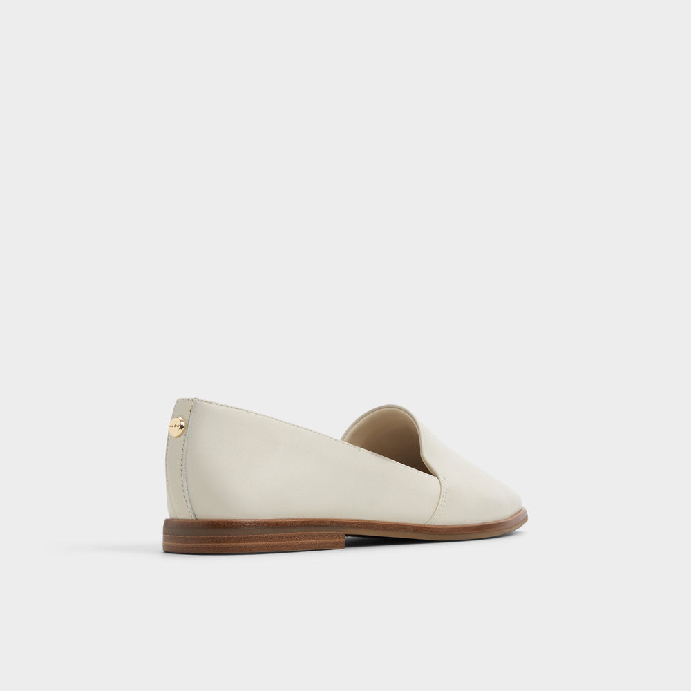 Aldo Caraelia White/Bone Women's Loafers & Oxfords - Loafer Women