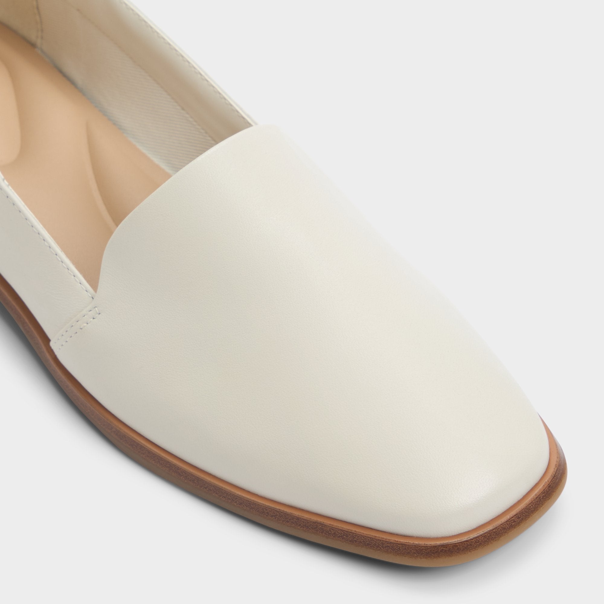 Aldo Caraelia White/Bone Women's Loafers & Oxfords - Loafer Women