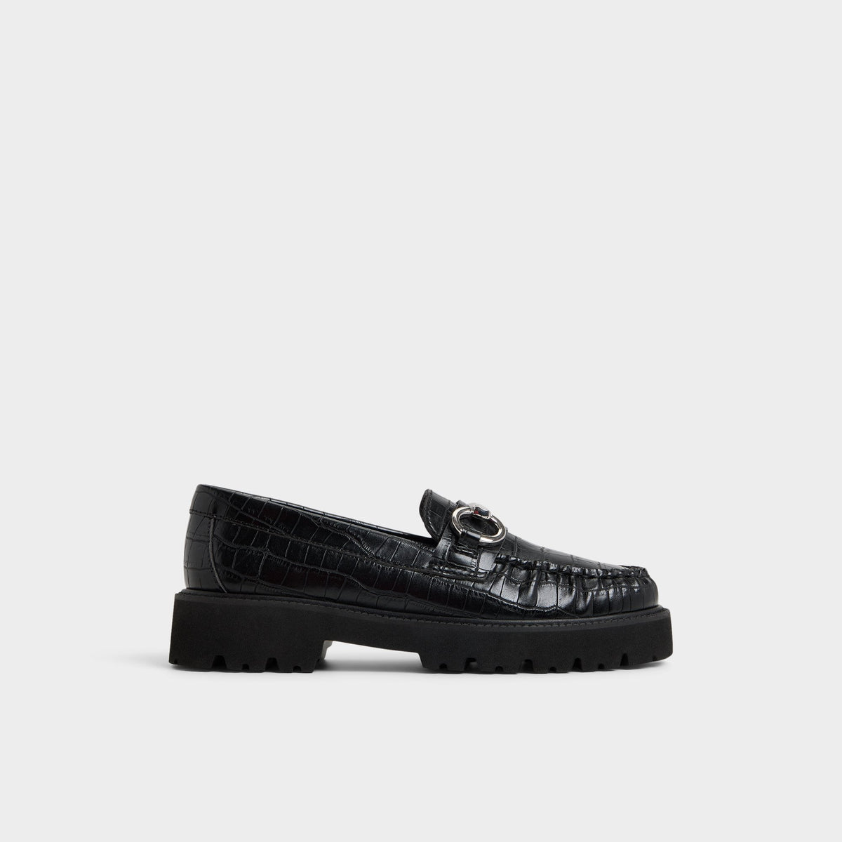 Aldo Danrose Black Women's Loafers & Oxfords - Loafer, Lug sole Women
