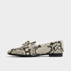 Aldo Ybilide White/Black Women's Loafers & Oxfords - Loafer Women