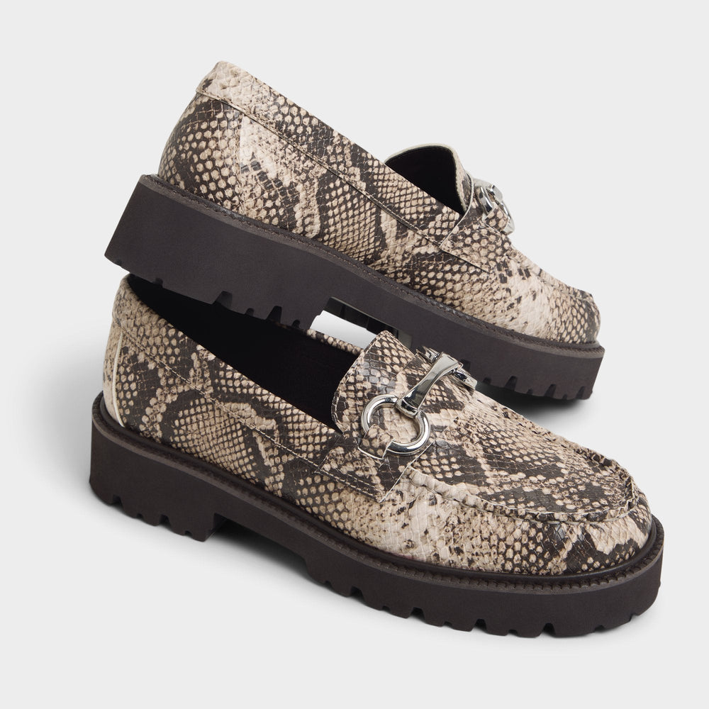 Aldo Danrose in Open Brown - Loafer, Lug sole Women