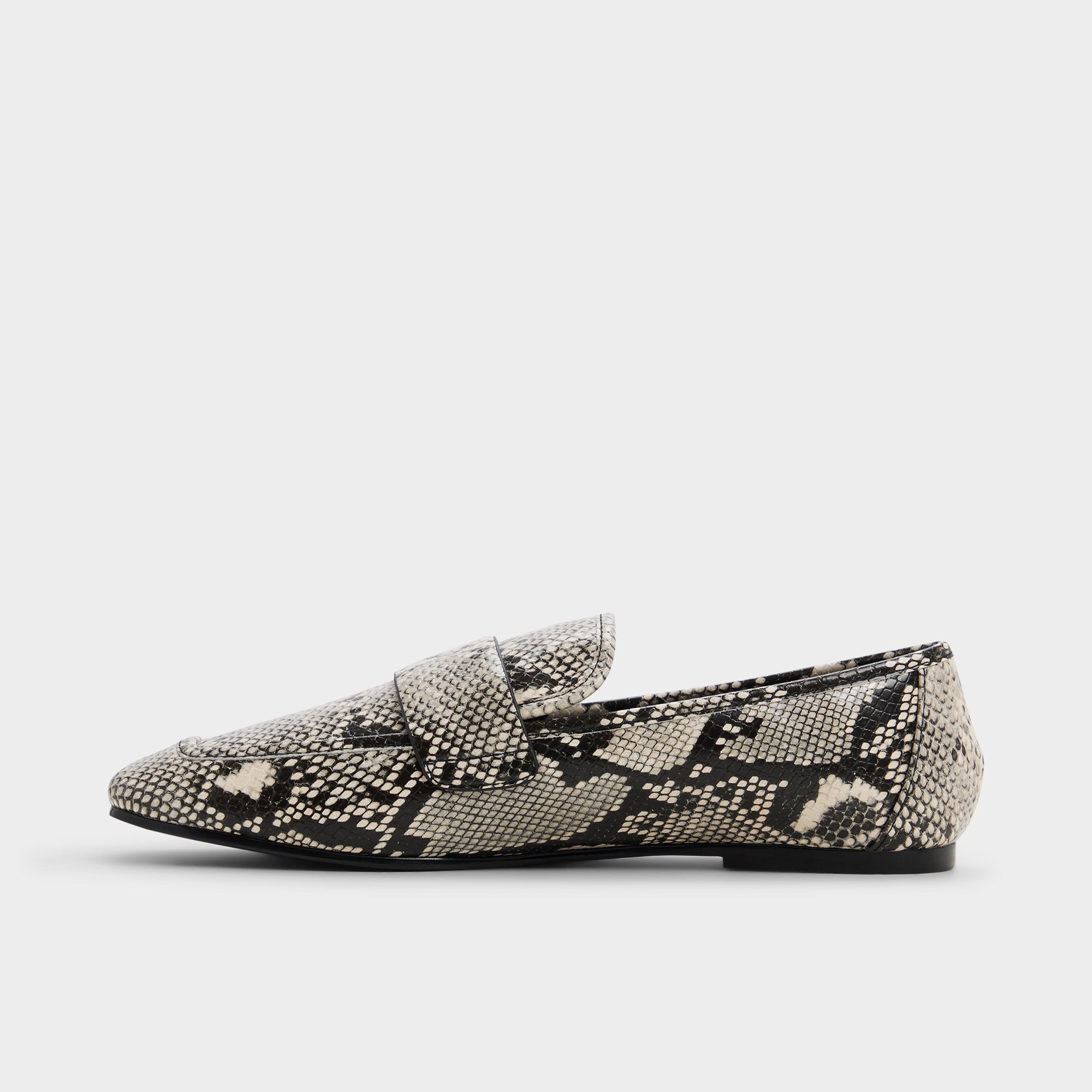Aldo Bellamyy Black/White Women's Loafers & Oxfords - Loafer Women